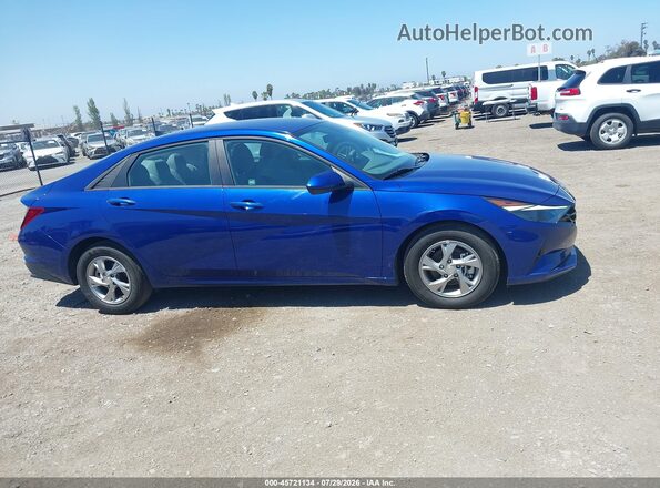 5NPLL4AG2MH049412 2021 HYUNDAI ELANTRA Blue Widok wnętrza 360 stopni