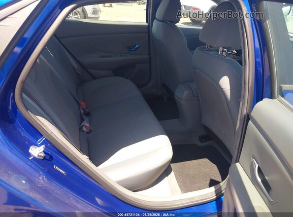 5NPLL4AG2MH049412 2021 HYUNDAI ELANTRA Blue Widok naklejki z numerem VIN