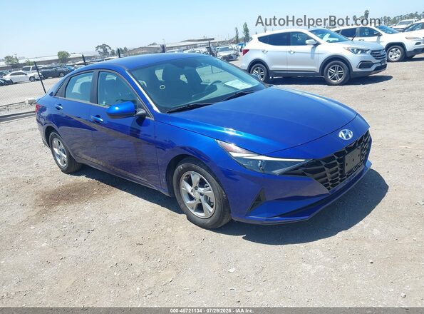 5NPLL4AG2MH049412 2021 HYUNDAI ELANTRA Blue Widok z przodu