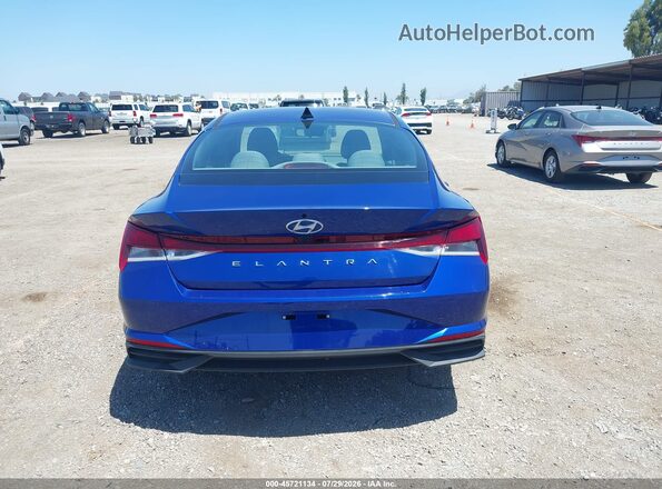 5NPLL4AG2MH049412 2021 HYUNDAI ELANTRA Blue 