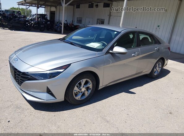 5NPLL4AG2MH049698 2021 HYUNDAI ELANTRA Silver Առջևի ձախ երեք քառորդ տեսարան