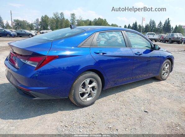 5NPLL4AG2MH050026 2021 HYUNDAI ELANTRA Blue Rear right