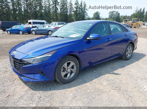 5NPLL4AG2MH050026 2021 HYUNDAI ELANTRA Blue Front left