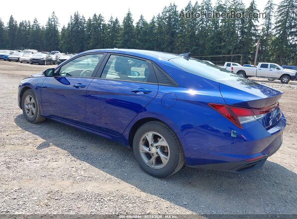 5NPLL4AG2MH050026 2021 HYUNDAI ELANTRA Blue Rear left