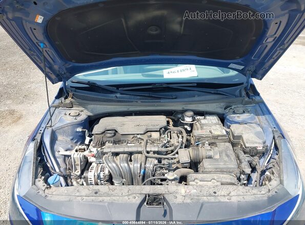5NPLL4AG2MH050026 2021 HYUNDAI ELANTRA Blue Rear view