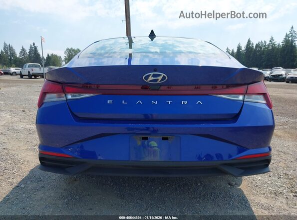 5NPLL4AG2MH050026 2021 HYUNDAI ELANTRA Blue 