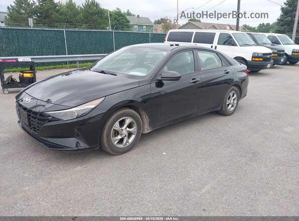 5NPLL4AG2MH050611 2021 HYUNDAI ELANTRA Black Передня ліва чверть