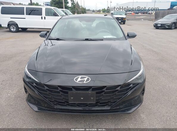 5NPLL4AG2MH050611 2021 HYUNDAI ELANTRA Black Вид щитка приладів