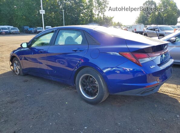 5NPLL4AG2NH073470 2022 HYUNDAI ELANTRA Blue Հետևի ձախ