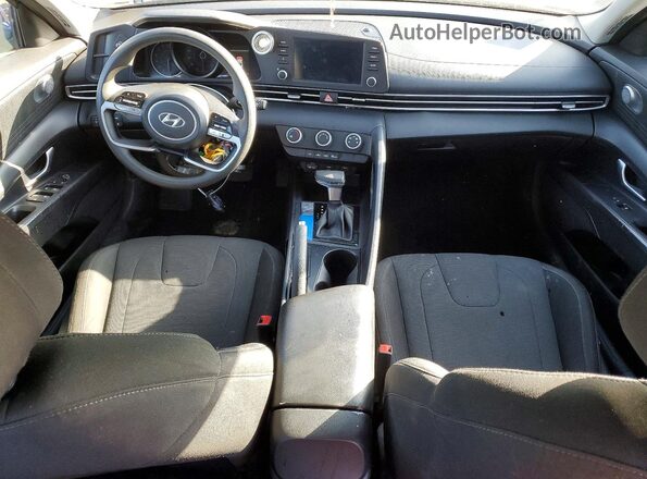 5NPLL4AG2NH073470 2022 HYUNDAI ELANTRA Blue Առջևի վահանակի տեսք