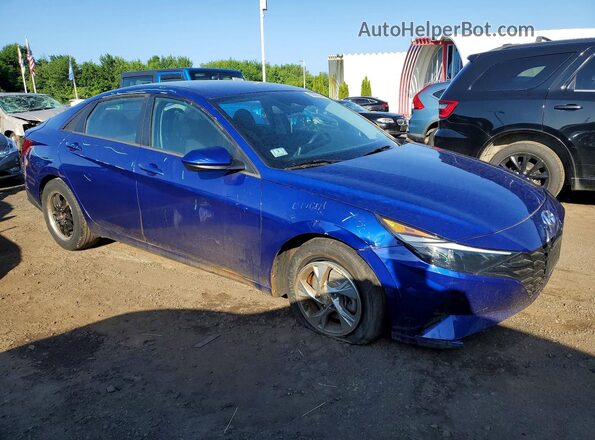 5NPLL4AG2NH073470 2022 HYUNDAI ELANTRA Blue Առջևի աջ