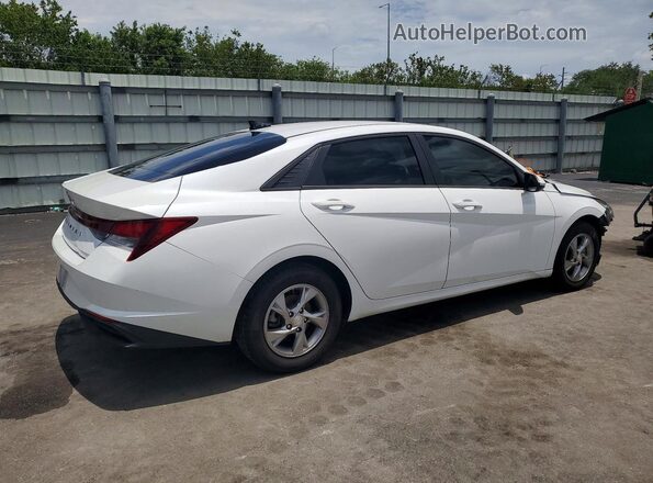 5NPLL4AG3MH043375 2021 HYUNDAI ELANTRA White Tył prawy