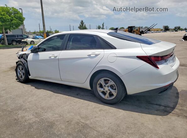5NPLL4AG3MH043375 2021 HYUNDAI ELANTRA White Tył lewy