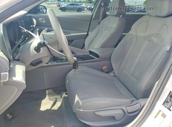 5NPLL4AG3MH043375 2021 HYUNDAI ELANTRA White Widok wnętrza z przodu