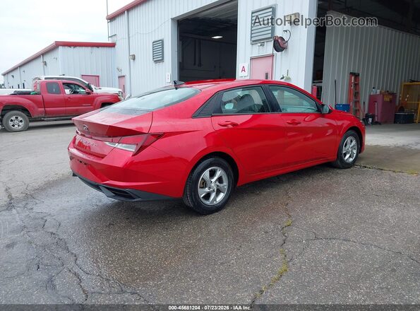 5NPLL4AG3MH045952 2021 HYUNDAI ELANTRA Red Rear right
