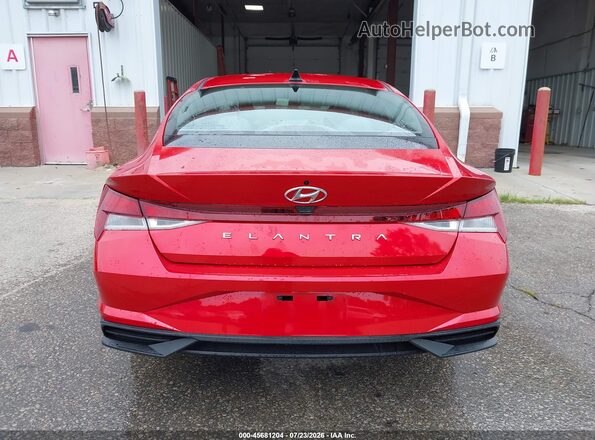 5NPLL4AG3MH045952 2021 HYUNDAI ELANTRA Red 