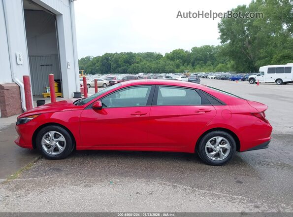 5NPLL4AG3MH045952 2021 HYUNDAI ELANTRA Red 