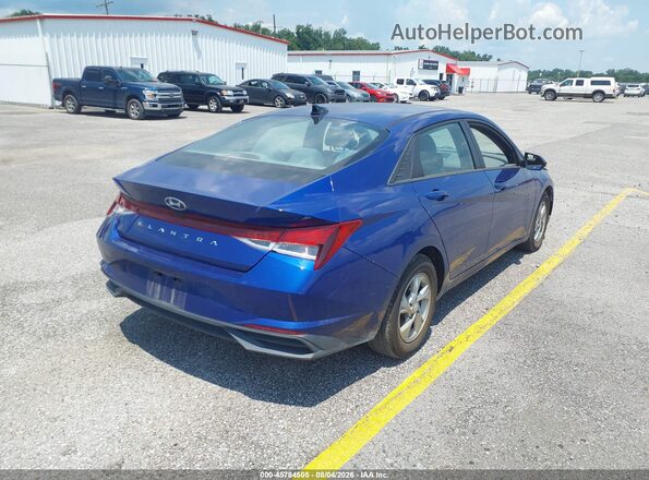 5NPLL4AG3MH047037 2021 HYUNDAI ELANTRA Blue უკანა მარჯვენა