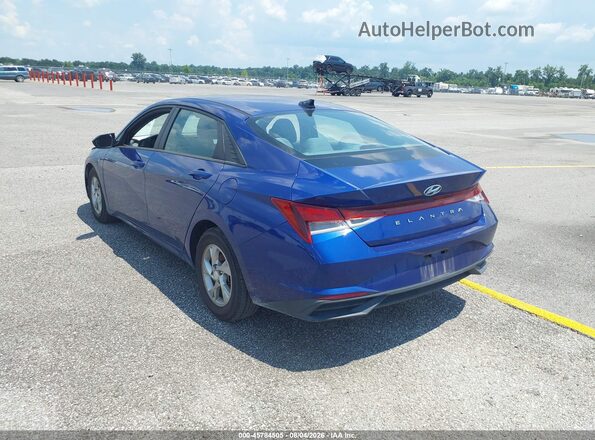 5NPLL4AG3MH047037 2021 HYUNDAI ELANTRA Blue უკანა მარცხენა