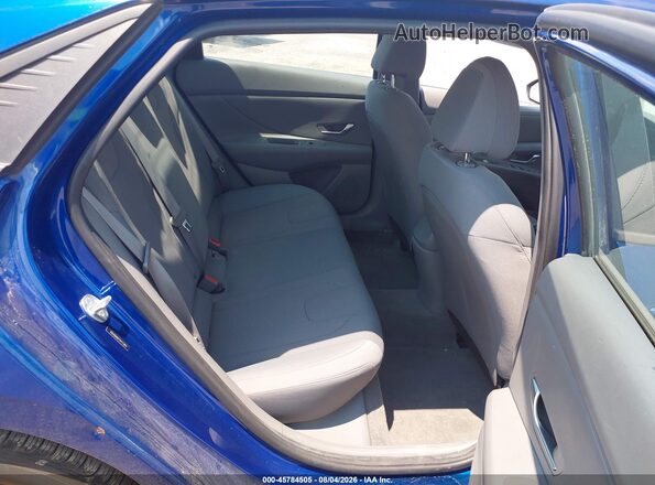 5NPLL4AG3MH047037 2021 HYUNDAI ELANTRA Blue VIN კოდის სტიკერის ხედი