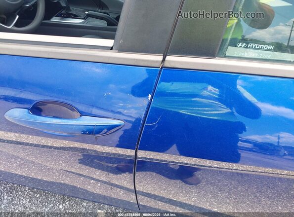 5NPLL4AG3MH047037 2021 HYUNDAI ELANTRA Blue ხელსაწყოთა პანელის ხედი