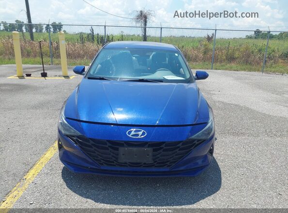 5NPLL4AG3MH047037 2021 HYUNDAI ELANTRA Blue 