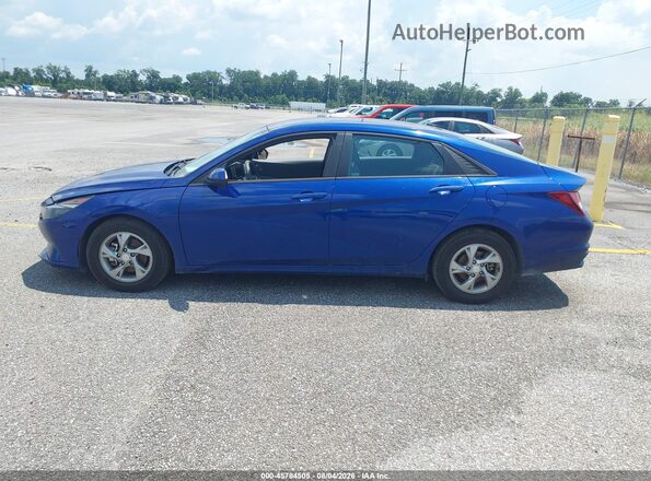 5NPLL4AG3MH047037 2021 HYUNDAI ELANTRA Blue 