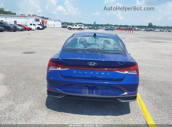 5NPLL4AG3MH047037 2021 HYUNDAI ELANTRA Blue 