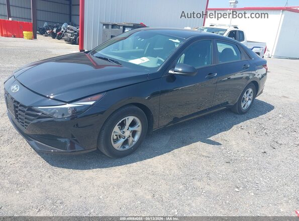5NPLL4AG3MH047779 2021 HYUNDAI ELANTRA Black წინა მარცხენა ხედი სამი მეოთხედიდან