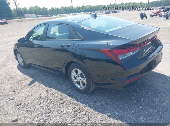 5NPLL4AG3MH047779 2021 HYUNDAI ELANTRA Black უკანა მარცხენა