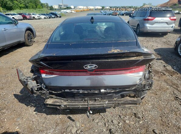 5NPLL4AG3MH049466 2021 HYUNDAI ELANTRA Серый Вид сзади
