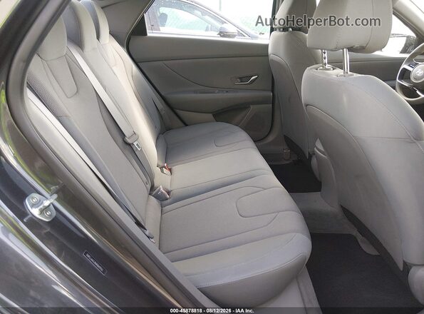 5NPLL4AG3MH049953 2021 HYUNDAI ELANTRA Gray Widok naklejki z numerem VIN