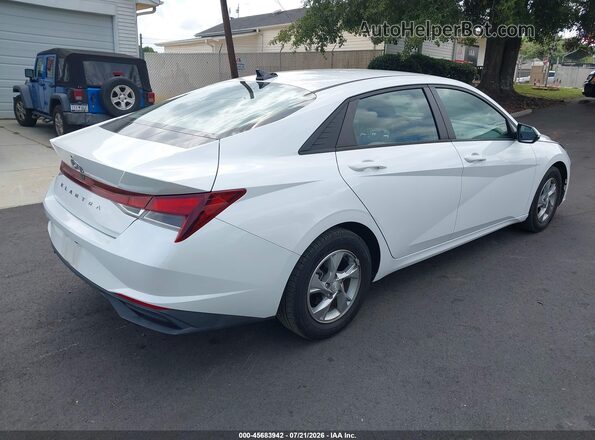 5NPLL4AG3MH049984 2021 HYUNDAI ELANTRA Белый Задняя правая четверть