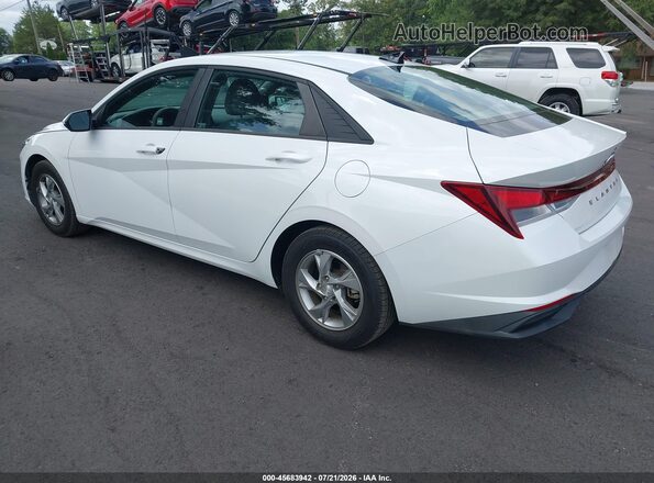 5NPLL4AG3MH049984 2021 HYUNDAI ELANTRA Белый Задняя левая четверть