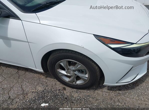 5NPLL4AG3MH049984 2021 HYUNDAI ELANTRA Белый Вид задней части салона