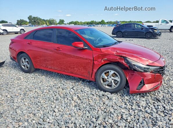 5NPLL4AG4MH029159 2021 HYUNDAI ELANTRA Red წინა მარჯვენა