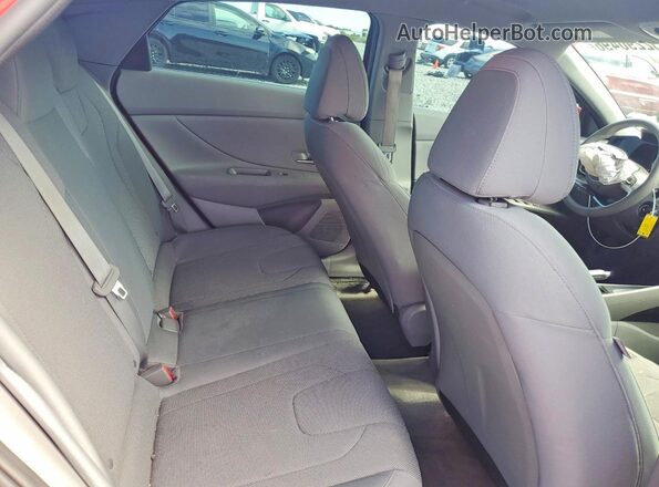 5NPLL4AG4MH029159 2021 HYUNDAI ELANTRA Red უკანა სავარძლების ხედი
