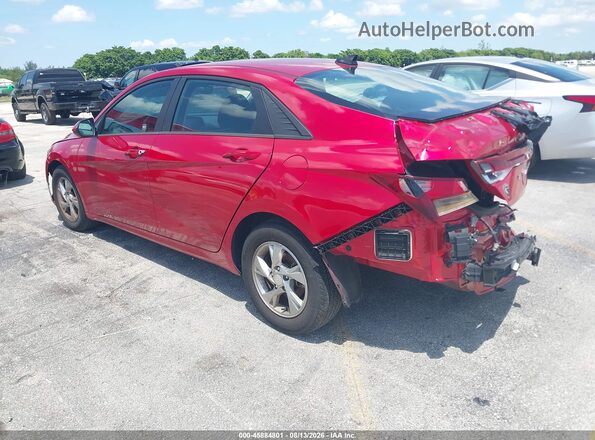 5NPLL4AG4MH036984 2021 HYUNDAI ELANTRA Red Հետևի ձախ