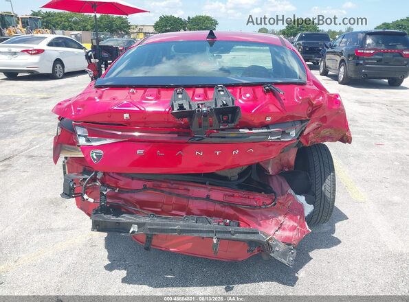 5NPLL4AG4MH036984 2021 HYUNDAI ELANTRA Red Դիմացի տեսք