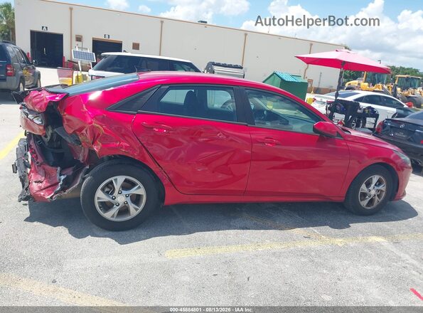 5NPLL4AG4MH036984 2021 HYUNDAI ELANTRA Red Սալոնի հետևի տեսք