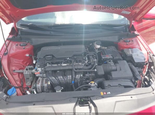 5NPLL4AG4MH036984 2021 HYUNDAI ELANTRA Red Հետևի տեսք