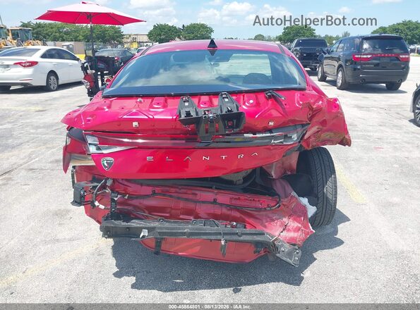 5NPLL4AG4MH036984 2021 HYUNDAI ELANTRA Red 