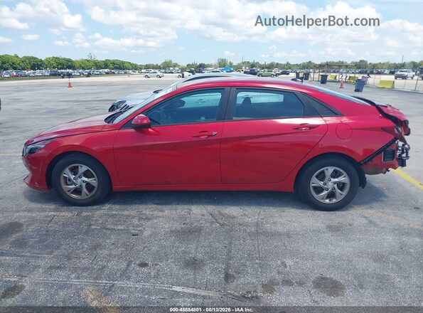 5NPLL4AG4MH036984 2021 HYUNDAI ELANTRA Red Սալոնի 360 աստիճան տեսք