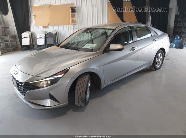5NPLL4AG4MH038105 2021 HYUNDAI ELANTRA Silver Przód lewy