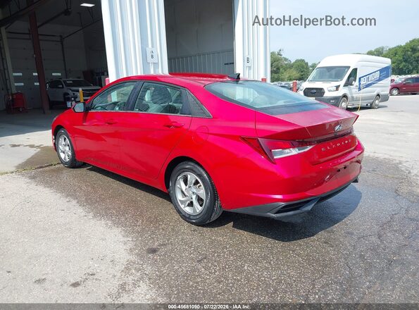 5NPLL4AG4MH046334 2021 HYUNDAI ELANTRA Red Tył lewy