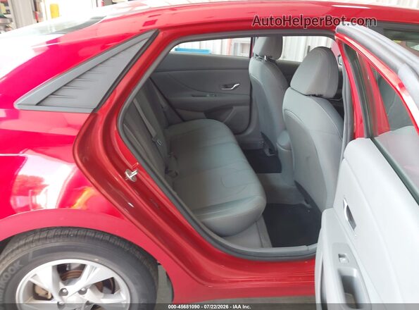 5NPLL4AG4MH046334 2021 HYUNDAI ELANTRA Red Widok naklejki z numerem VIN