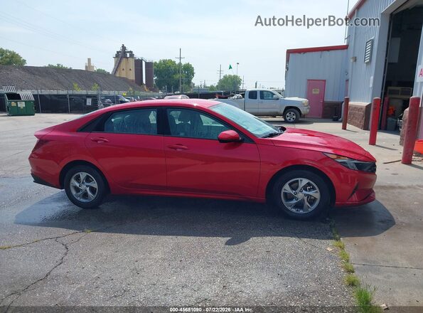 5NPLL4AG4MH046334 2021 HYUNDAI ELANTRA Red 