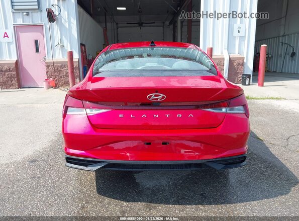 5NPLL4AG4MH046334 2021 HYUNDAI ELANTRA Red 