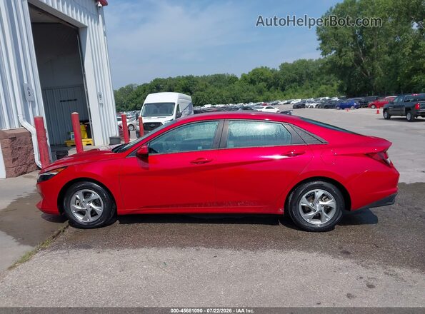 5NPLL4AG4MH046334 2021 HYUNDAI ELANTRA Red 