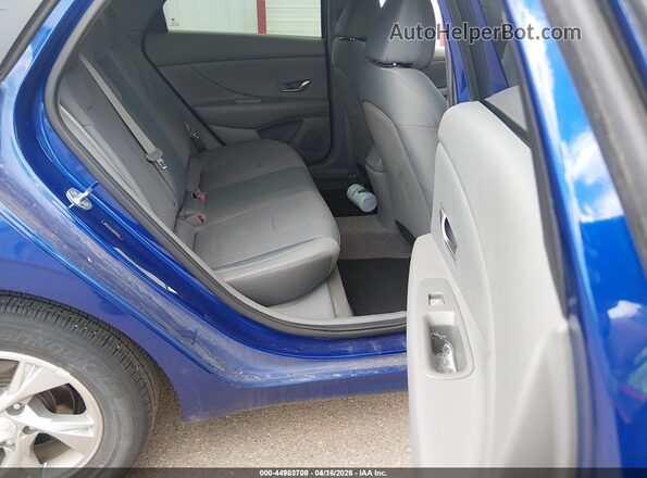5NPLL4AG4MH046544 2021 HYUNDAI ELANTRA Blue Vista de la etiqueta del VIN